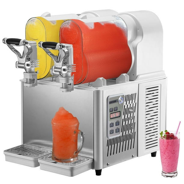 VEVORbrand Slushy Machine, 6L Daiquiri Machine , Stainless Steel Frozen ...