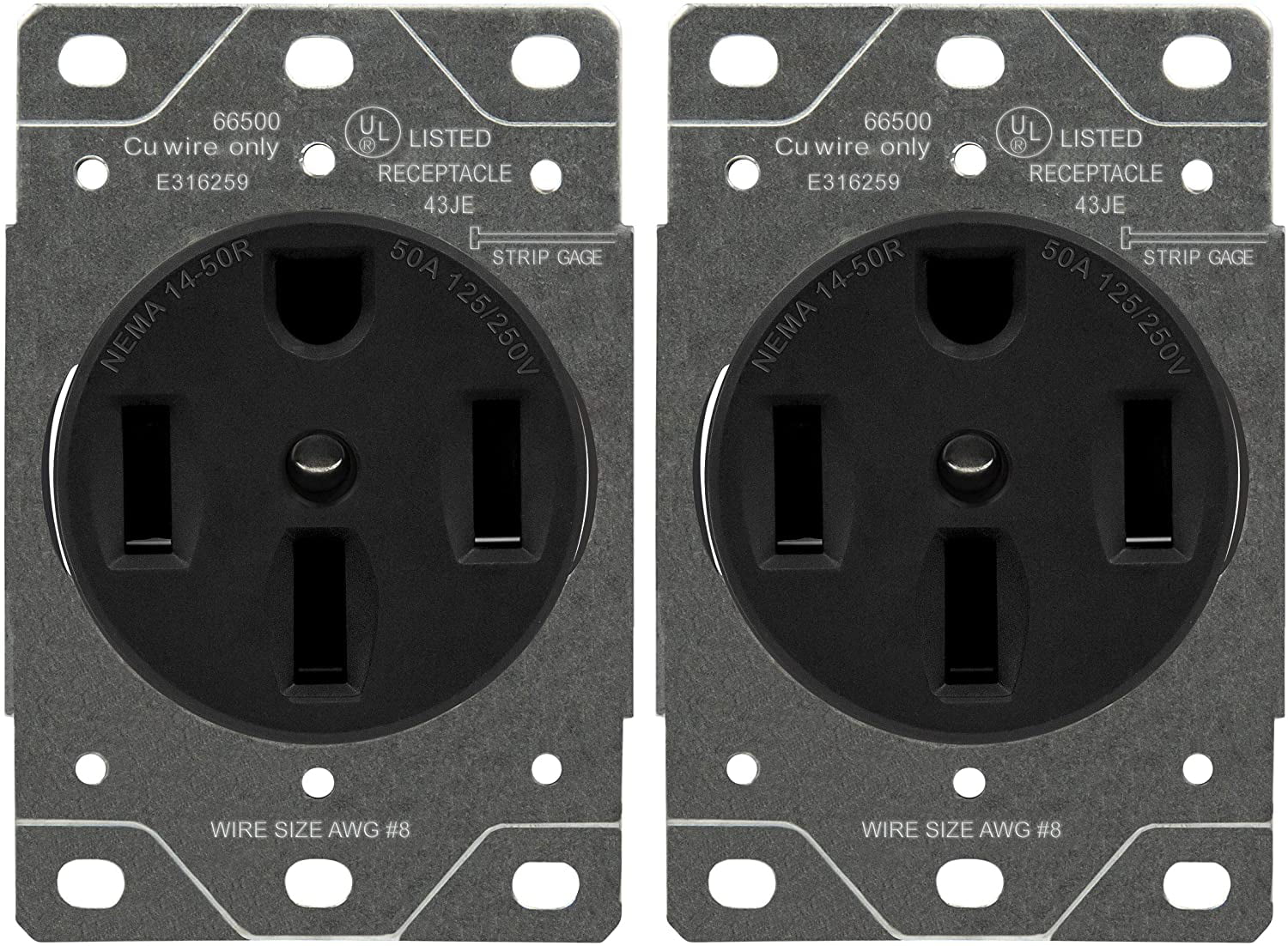 Enerlites 50 Amp Receptacle Outlet Nema 14 50r For Electric Vehicles