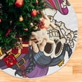 thumbnail image 5 of FMSHPON Hello Halloween Xmas Christmas Tree Skirt Stand Mat for Holiday Party Decoration Indoor Outdoor 48 inches, 5 of 6