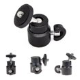 thumbnail image 4 of Mini Ball Head Screw Mount Swivel Bracket Adapter Tripod Stand Camera Flash(black)(1pcs, 4 of 4