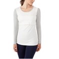 thumbnail image 1 of Maternity & Nursing Top Long Sleeves With Breastfeeding Access, 1 of 1