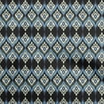 thumbnail image 1 of oneOone Cotton Poplin Light Blue Fabric Asian Ikat Sewing Material Print Fabric by The Yard 56 Inch Wide, 1 of 4