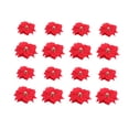 thumbnail image 4 of FRCOLOR 20 Pcs Christmas Decorations For Tree Red Flower Ornaments Non Woven Fabric For General Users, 4 of 8
