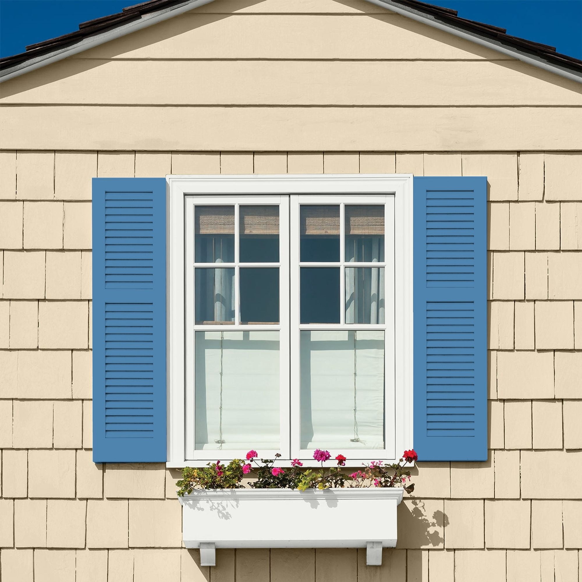 Glidden High Endurance Plus Ship's Harbor Satin Exterior Paint and Primer, 1 Quart