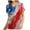 Red womens tops summer, variant on USSUMA Womens Summer Tops and Blouses Trendy American Flag Scrub Tops Women's Independence Day V Neck Scrubs 4th of July Nursing Working Uniform with Pockets