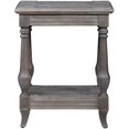 thumbnail image 4 of Uttermost Table d'Appoint en Bois de Sapin Martonio Vieilli en Calcaire Ciré, 4 of 9