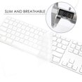 thumbnail image 4 of Allinside Funda de teclado transparente para teclado USB con cable iMac A1243 MB110LL/B, 4 of 5