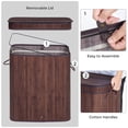 thumbnail image 3 of Cesto de ropa SONGMICS Bamboo con tapa 100L Brown ULCB063K02, 3 of 7