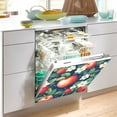 thumbnail image 2 of Yayeee Magnetic Dishwasher Cover for The Front Decoration Home Kitchen Machine Sticker Protector, Blue Apple Pattern, 2 of 6