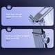 thumbnail image 3 of Soporte de escritorio giratorio 360 Soporte de tableta plegable ajustable para iPad (gris) Likrtyny Para estrenar, 3 of 8