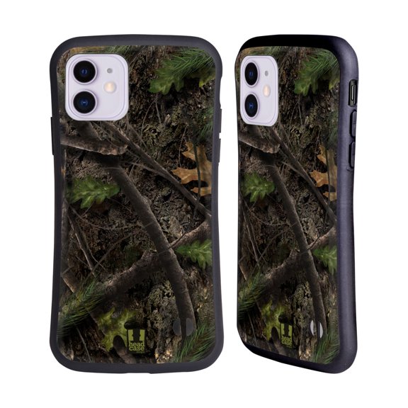 Head Case Designs Camouflage Hunting Pinewoods Turkey Hunt Hybrid Case Compatible with Apple iPhone 11