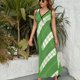 thumbnail image 3 of Vestido De Noche De Lujo Sin Mangas Para Mujer, Diamond Grid Vestido De Fiesta, 3 of 5
