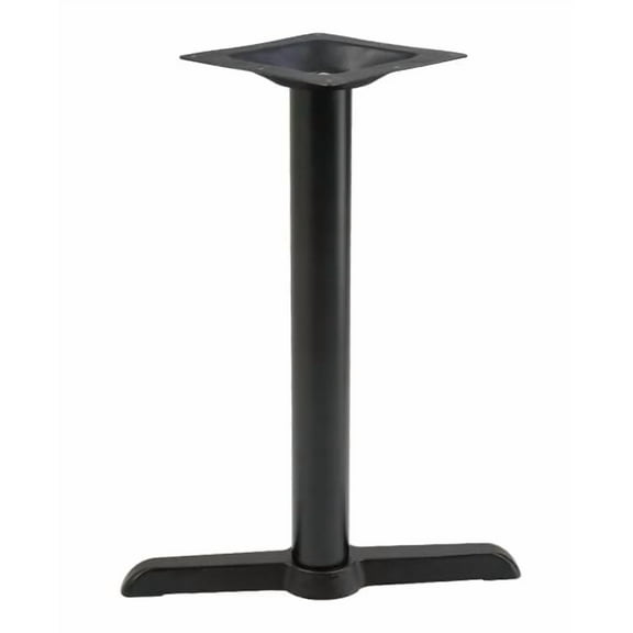 Commercial 22" End Column Table Base, 3" Bar Height Column with Welded Spider for Restaurants and Bars