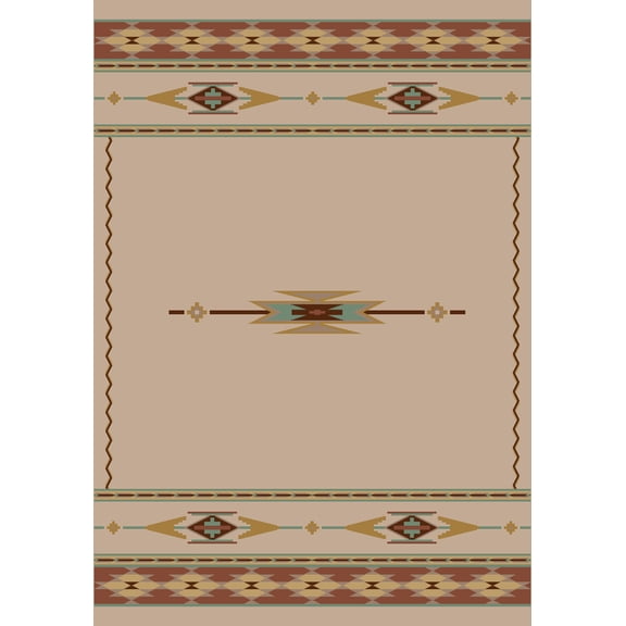Milliken Signature Area Rug EAGLE CANYON PEARL MIST Eagle Canyon Pearl Mist 3' 10" x  5' 4" Rectangle