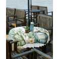 thumbnail image 2 of Fsddascl Green Eucalyptus Leaves Outdoor Tablecloth - 54 Inch Round Dining Table Cover, Watercolor Vase Birds Botanical Waterproof Outdoor Table Cloth with Umbrella Hole & Zipper for Picnic/Patio, 2 of 7