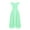 Mint Green, variant on Manyakai Kids Flower Girls Elegant Chiffon Dress Bridesmaid Off Shoulder A-Line Dress Wedding Purple 10