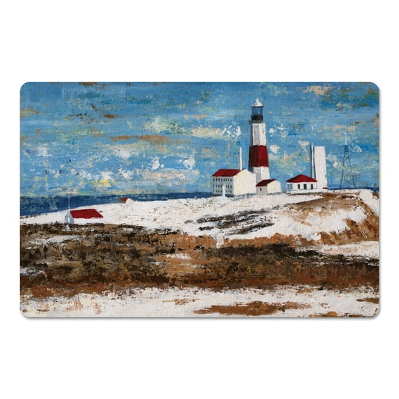 Creative Products Abstract Lighthouse Coastline 27x18 Floor Mat