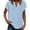 Blue, variant on Womens T Shirts Short Sleeves V Neck Basic Tees Coffee Womens Summer Tops Fashion Clothing