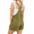 thumbnail image 5 of HUBERY Women Adjustable Straps Sleeveless Pocket Solid Color Shortall Romper, 5 of 5