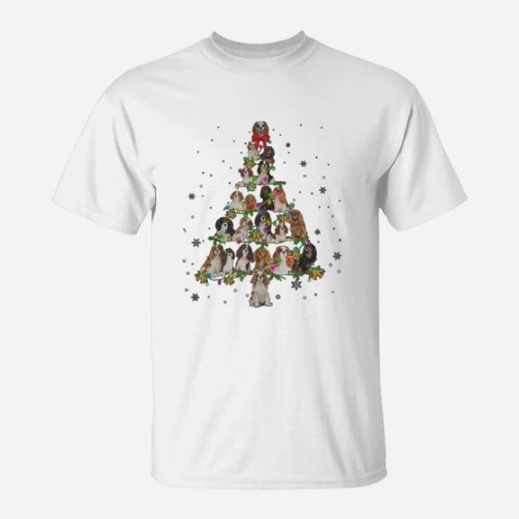 Cavalier King Charles Spaniel Christmas Tree Shirt TShirt