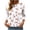ZA-White-Shirts, variant on 3/4 Length Sleeve Womens Tops Plus Size Round Neck Shirts Dressy Graphic Petite Blouses Classic Elegant T-shirts Top S-3XL
