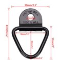 thumbnail image 2 of 5 Pack Heavy Duty V Tie Down Rings For Trailer, Truck, Van, Boat, Rope, 2 of 5