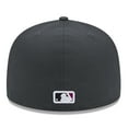 thumbnail image 4 of Men's New Era Graphite New York Mets 2024 City Connect Icon 59FIFTY Fitted Hat, 4 of 6