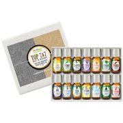 7) Blends and 7) Top Single Oils 100% Pure Therapeutic Grade Essential Oils- 14 bottles of 10 ml of Hope, Stress Relief, Zen, Stay Alert, Cleanse, Meditation, Health Shield