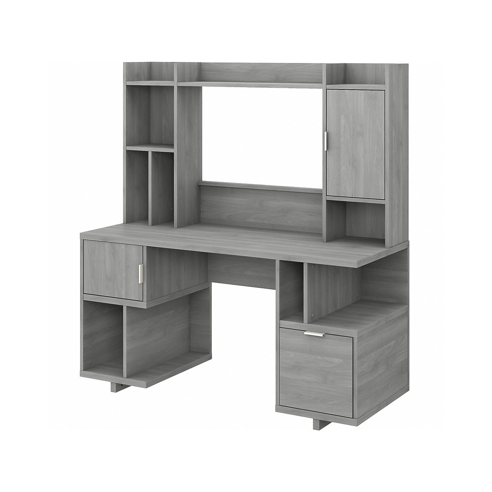 kathy ireland Home by Bush Furniture 60" Computer Desk with Hutch