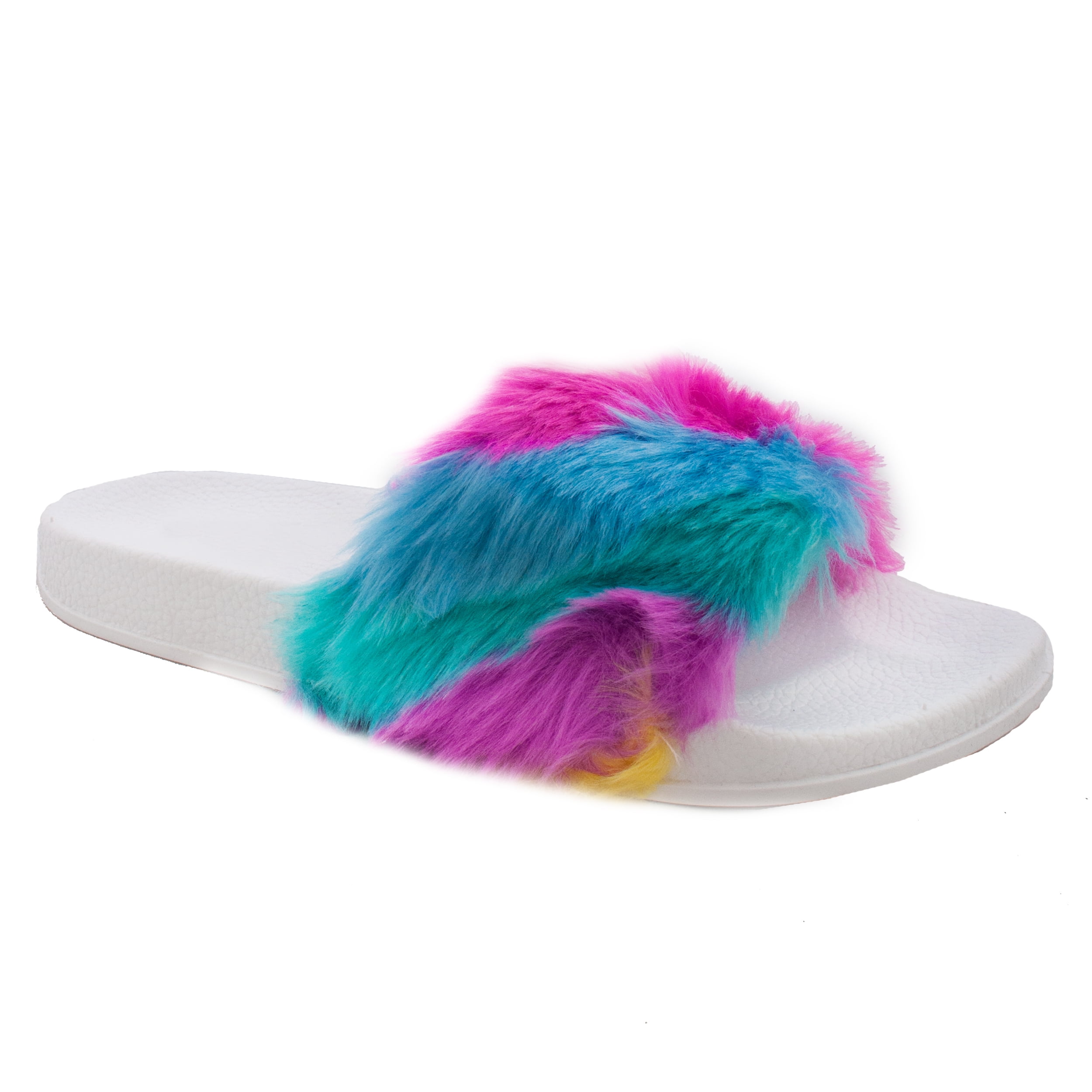 puffy fur slides