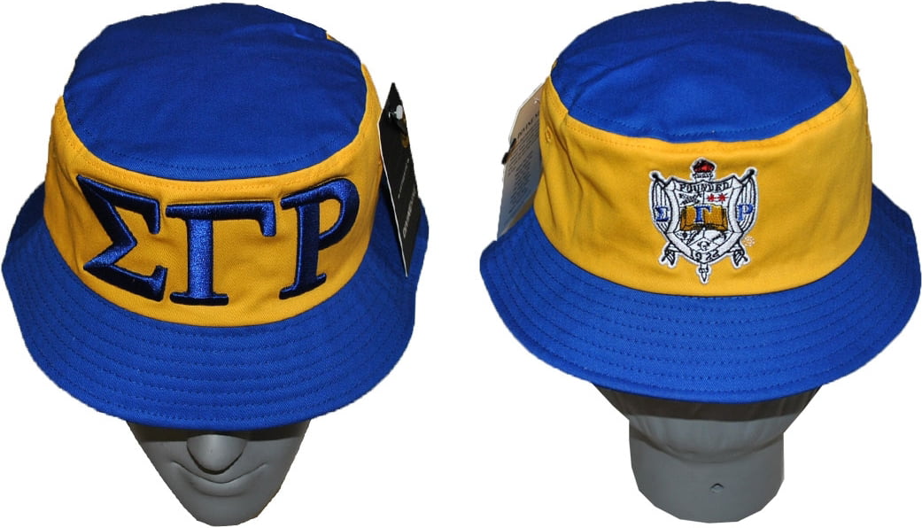 Sigma Gamma Rho Bucket Hat Cap Royal Blue