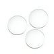 thumbnail image 4 of 3 piezas de espejos redondos para centros de mesa para mesas, placas de espejo redondas para Argent 20 cm, 4 of 9