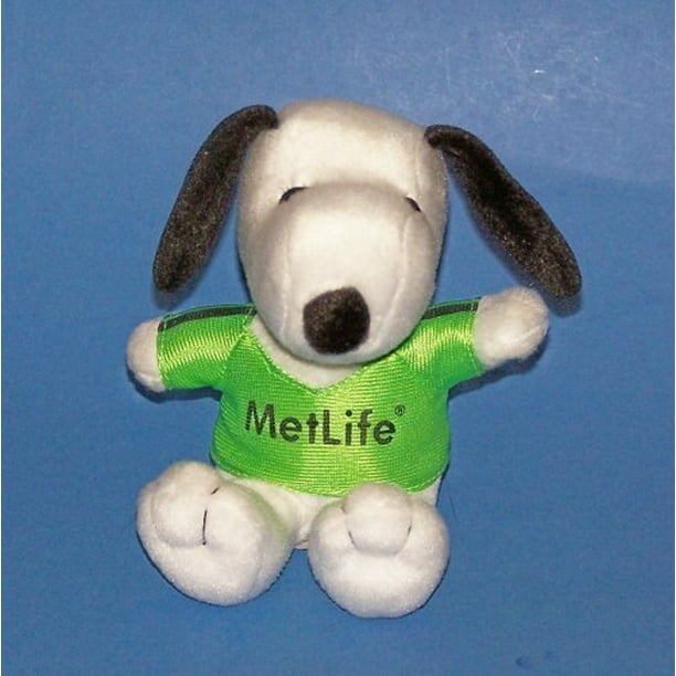 5 Plush Metlife Snoopy In Green Shirt Walmart Com