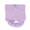 thumbnail image 2 of GASTROPOD Dog Diapers Washable&Reusable Female and Male Dog Diapers Materials Machine Washable Solution for Pet Incontinence and Long Travels Purple XS, 2 of 7