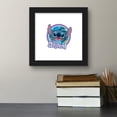 thumbnail image 4 of Gallery Pops Disney Lilo & Stitch - Stitch Badge Wall Art, Black Framed Version, 12" x 12", 4 of 5
