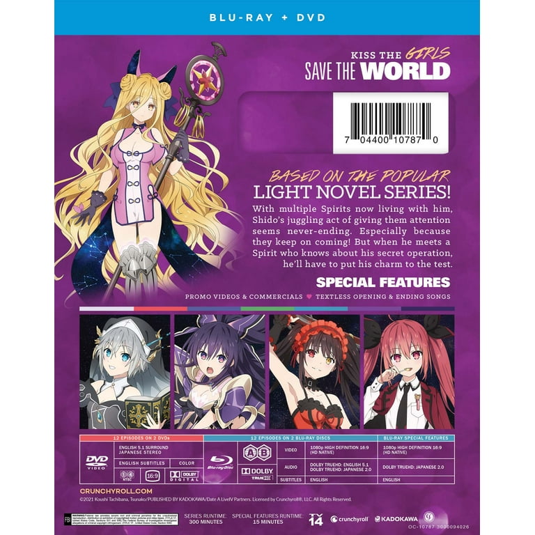 Free Shipping! New Date a Live: Season Four (Blu-ray + DVD