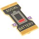 thumbnail image 3 of BRIGHTFUFU Broche de fiesta Social Social Battery Symbol Social Battery Slider Pin Vestido Broche Accesorio, 3 of 7