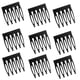 thumbnail image 2 of 100 mini pinzas de metal para el pelo, accesorios para el cabello para niñas peine negro, 2 of 7