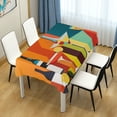 thumbnail image 4 of Yayeee Tablecloths 54" x 72" Rectangle Wrinkle Resistant Party Table Cover, Colorful Cocktails, 4 of 8