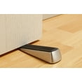 thumbnail image 2 of Shepherd Hardware Designer Satin Nickel Door Wedge with Non-Skid Rubber Base Grip, 2 of 3