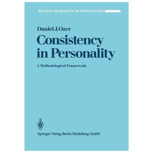 Consistency in Personality: A Methodological Framework