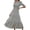 Black Apricot Flower, variant on Women Casual Summer Dresses Spring Crew Neck Ruffle Short Sleeve Smocked Floral Boho Flowy Maxi Dress Clothes