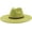 Avocado Green, variant on 10cm Big Wide Brim Fedora Hats for Women Men Western Suede Large Panama Hat Outdoor Caps
