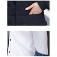 thumbnail image 4 of Cadancy Womens Bomber Jackets Lightweight Cropped Quilted Jacket with Pockets Button Down Long Sleeve Vintage Padded Coats 2025 Winter Fashion Casual Down Coat, 4 of 9