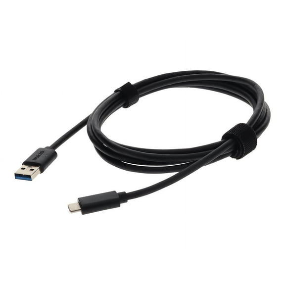 AddOn 6ft USB C 3.1 Male to USB A 3.0 Male Black Adapter Cable