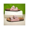 thumbnail image 7 of Trendy Buckle Flat Cork Slippers  Unisex One Band Open Toe Summer Beach Casual Outdoor Slip-ons, 7 of 7