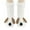 White, variant on Landzoo One Soft Thermal Crew Socks For Home Sleeping And Winter Comfort Floor Traction Fuzzy Fleece Lined Warmth Soft Stylish Basic Stockings