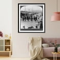 thumbnail image 3 of Historic Framed Print, The Emperor's Grand Master of Horse passing through the main street of Seoul (looking west), Korea, 17-7/8" x 21-7/8", 3 of 9