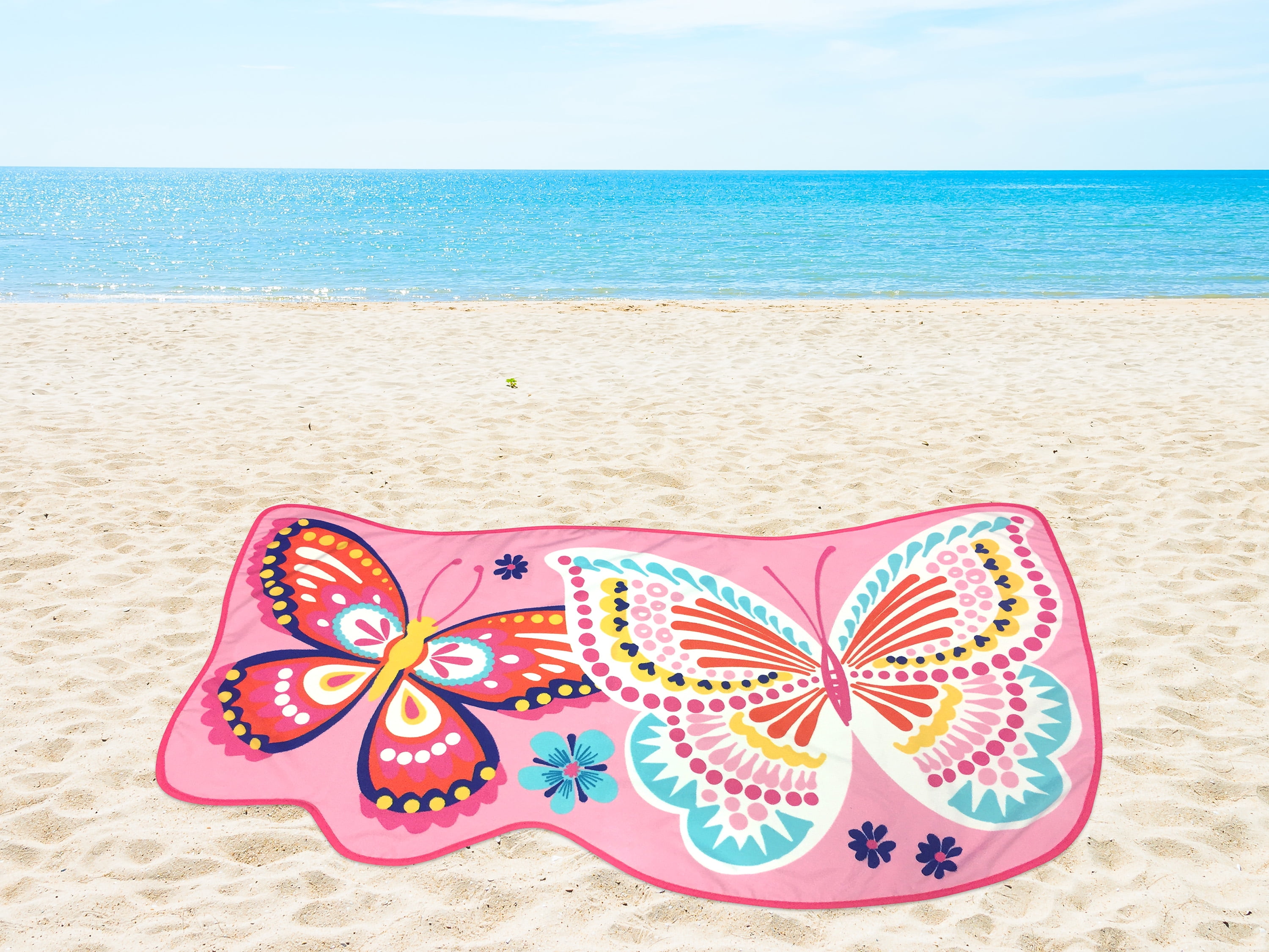 butterfly beach towel