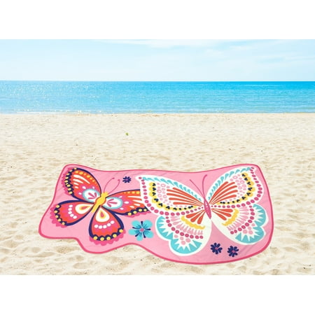 YourZone Butterfly Beach Towel